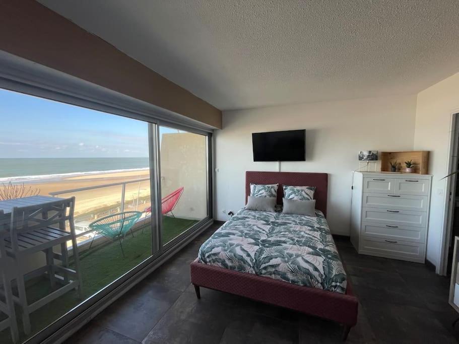 ラカノーSuperbe Vue A 180° Sur L'Oceanアパートメント エクステリア 写真