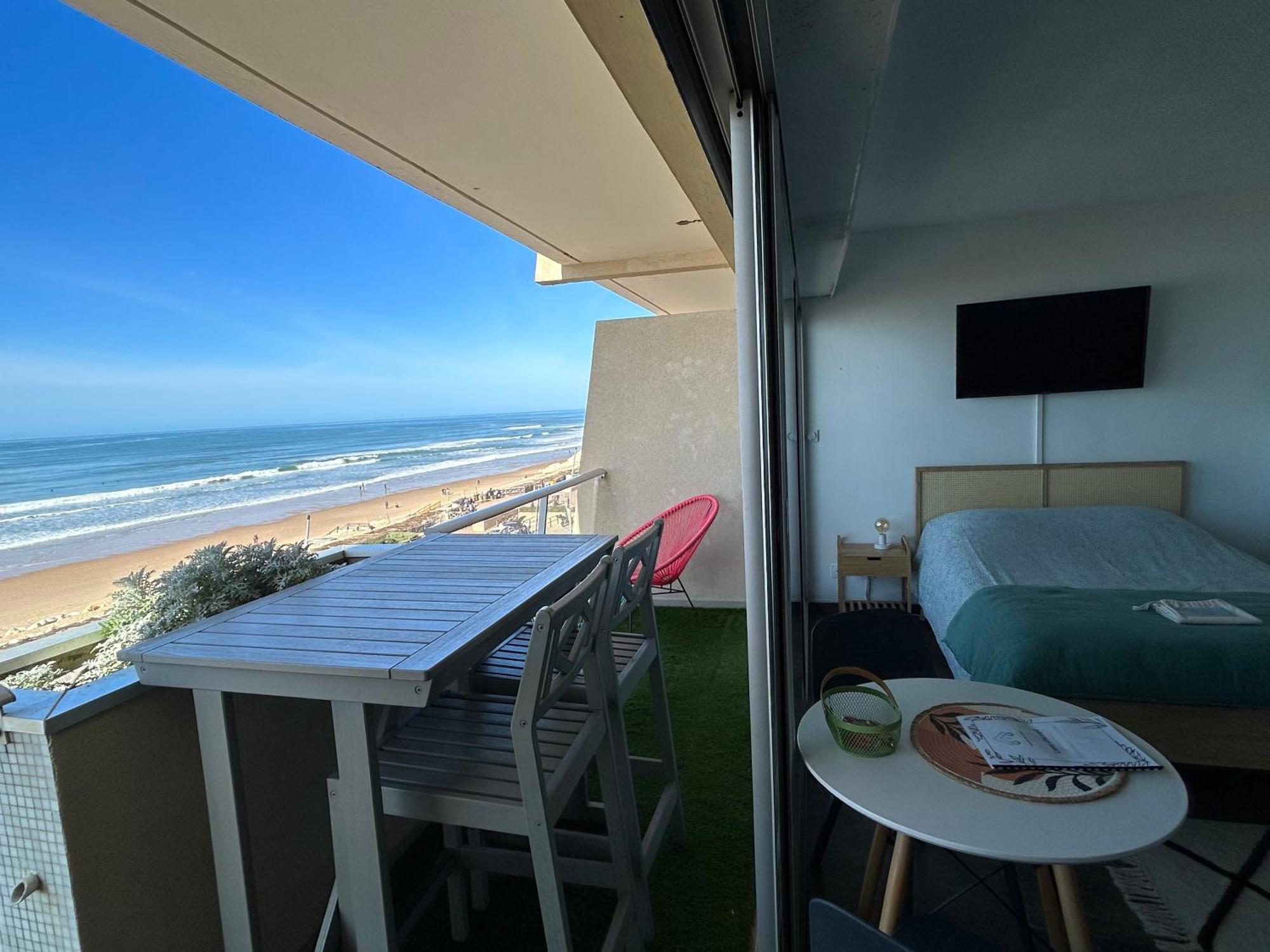 ラカノーSuperbe Vue A 180° Sur L'Oceanアパートメント エクステリア 写真
