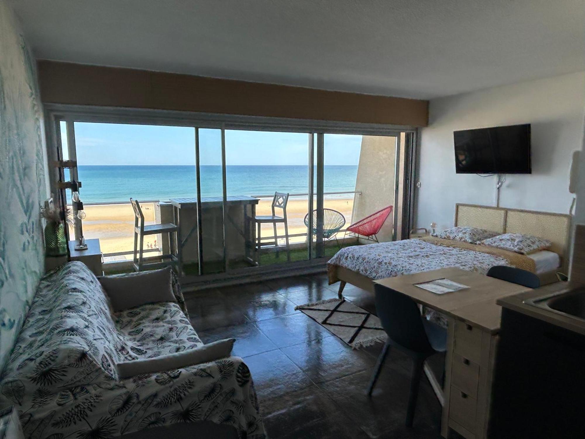 ラカノーSuperbe Vue A 180° Sur L'Oceanアパートメント エクステリア 写真